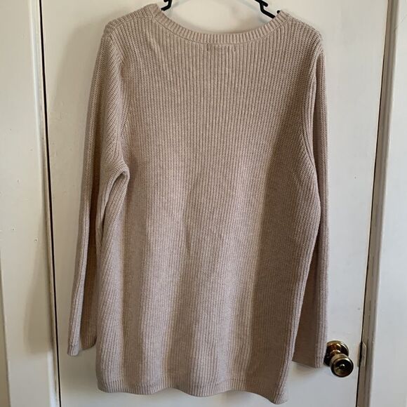 525 America EUC beige sweater Size large - Picture 4 of 4